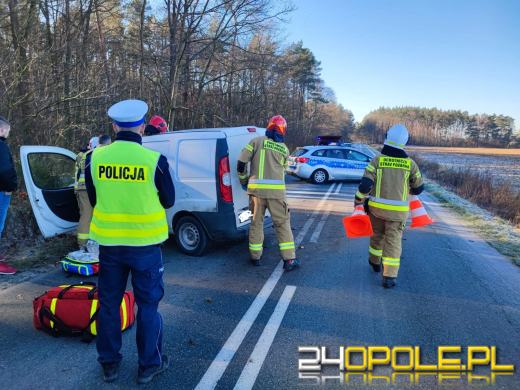 Dachowanie pojazdu na trasie Domaszowice - Siemysłów 