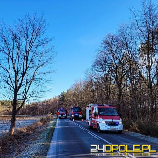 Dachowanie pojazdu na trasie Domaszowice - Siemysłów 