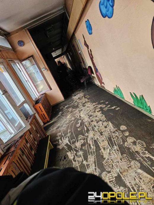 Duże straty po pożarze przedszkola w Niemodlinie