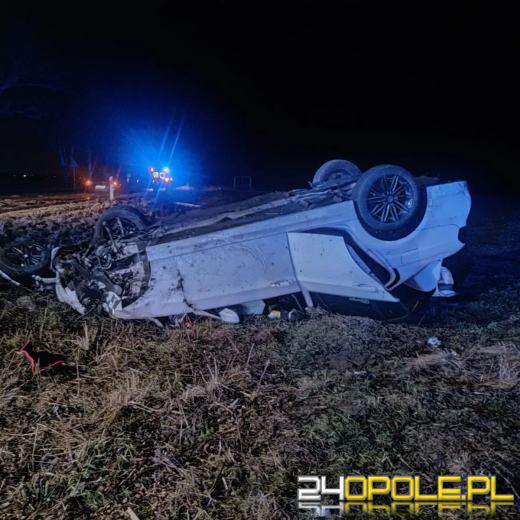 Dachowanie pomiędzy Wilkowem i Bierutowem na DW 451