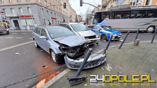 Zderzenie dwóch osobówek w Opolu