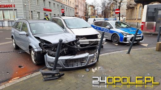Zderzenie dwóch osobówek w Opolu