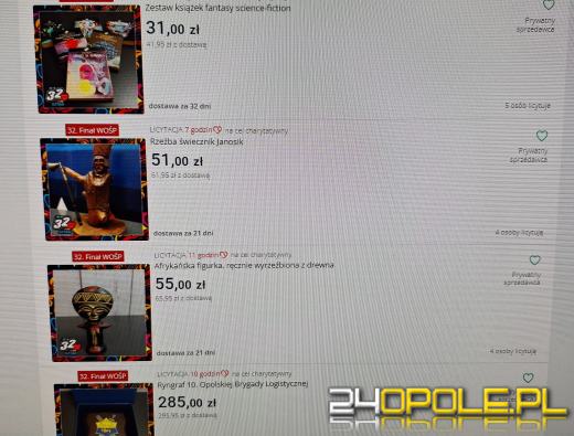 Nadal możesz wspierać 32. Finał. Zobacz, kończące się aukcje WOŚP Opole