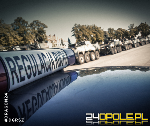 Wzmożony ruch pojazdów wojskowych w związku z ćwiczeniami STEADFAST DEFENDER-24 i DRAGON-24