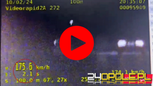 Pędził 175 km/h po obwodnicy Opola