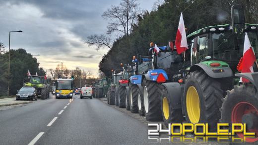 Rolnicy zapowiedzieli liczną demonstrację w Opolu. Utrudnienia także w dwóch powiatach. 