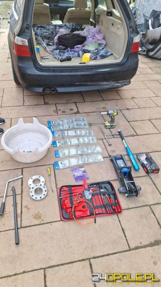 Kradli opony ze sportowych samochodów