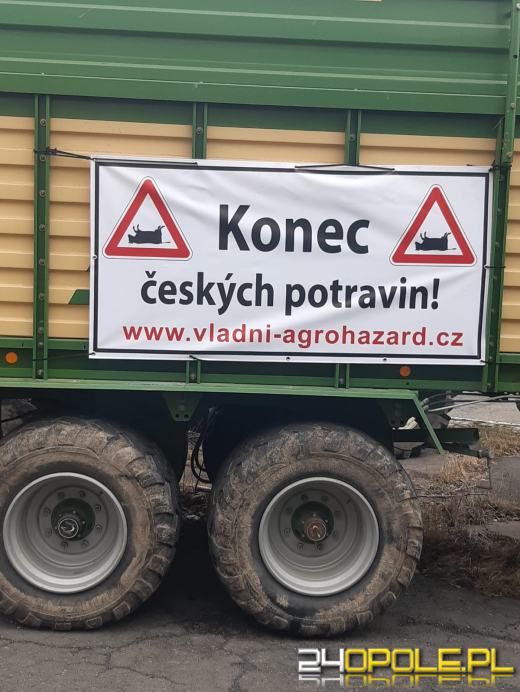 Rolnicy z Opolszczyzny dołączają do strajku z Czechami