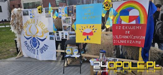 Na placu Wolności odbył się wiec poparcia dla walczącej Ukrainy