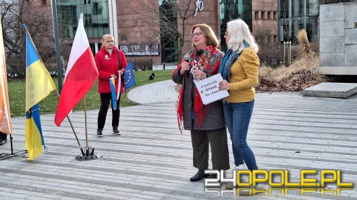 Na placu Wolności odbył się wiec poparcia dla walczącej Ukrainy