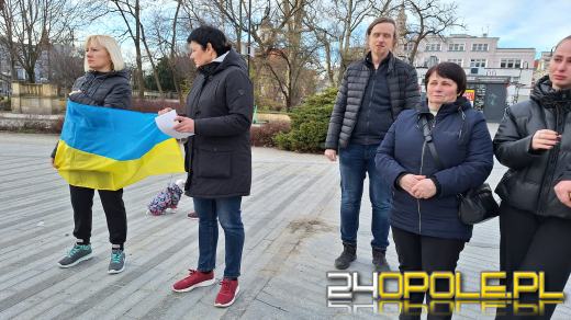 Na placu Wolności odbył się wiec poparcia dla walczącej Ukrainy