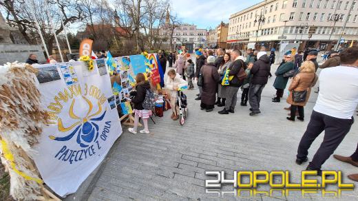 Na placu Wolności odbył się wiec poparcia dla walczącej Ukrainy