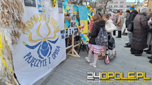 Na placu Wolności odbył się wiec poparcia dla walczącej Ukrainy