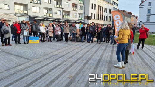 Na placu Wolności odbył się wiec poparcia dla walczącej Ukrainy