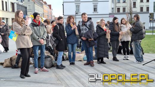 Na placu Wolności odbył się wiec poparcia dla walczącej Ukrainy