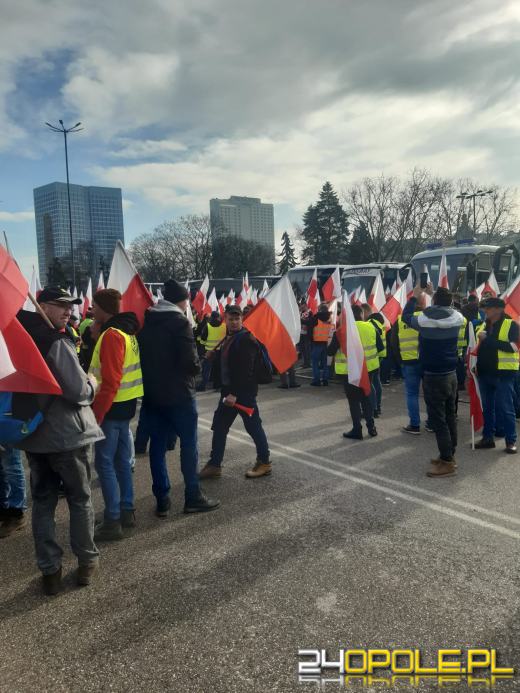 Opolska delegacja rolników w Warszawie. Rozczarowanie brakiem konkretów