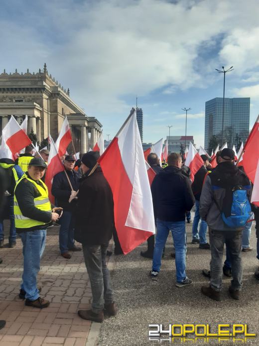 Opolska delegacja rolników w Warszawie. Rozczarowanie brakiem konkretów
