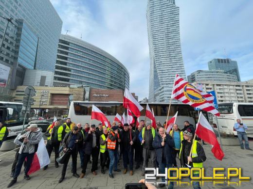 Opolska delegacja rolników w Warszawie. Rozczarowanie brakiem konkretów