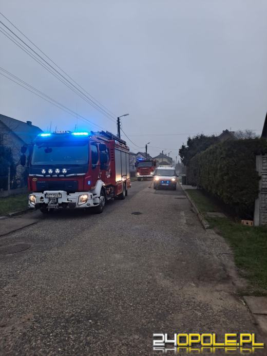 Operator koparki uszkodził rurę z gazem w Strzelcach Opolskich