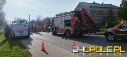 Niebezpieczny poranek w Kościerzycach: Kierowca zabrany do szpitala
