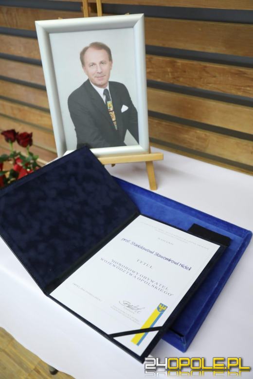 Prof. Stanisław Sławomir Nicieja Honorowym Obywatelem Opola