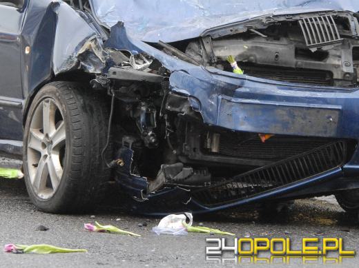 Potrącenie pieszego na ulicy Ozimskiej w Opolu. Cztery osoby ranne