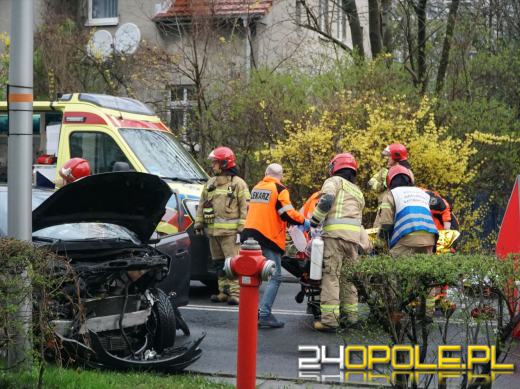 Potrącenie pieszego na ulicy Ozimskiej w Opolu. Cztery osoby ranne