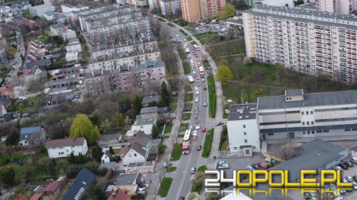 Zderzenie samochodu osobowego z autobusem MZK w Opolu