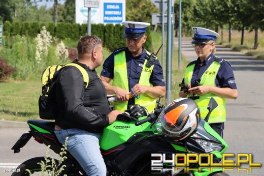 Jednośladem bezpiecznie do celu. Policyjna akcja 