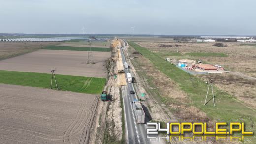 Kolejne zmiany organizacji ruchu przy rozbudowie DK45 