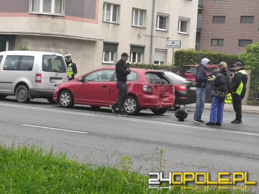 Sprawca kolizji uciekł z miejsca zdarzenia