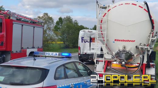 Zderzenie czterech pojazdów na obwodnicy obok Makro