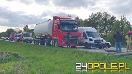 Zderzenie czterech pojazdów na obwodnicy obok Makro
