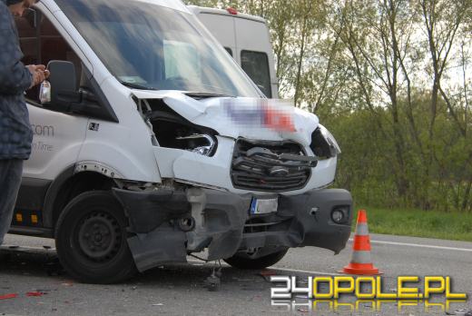 Zderzenie czterech pojazdów na obwodnicy obok Makro