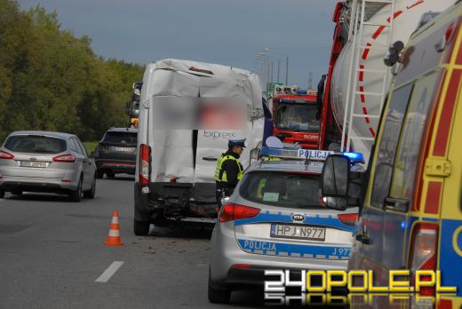 Zderzenie czterech pojazdów na obwodnicy obok Makro
