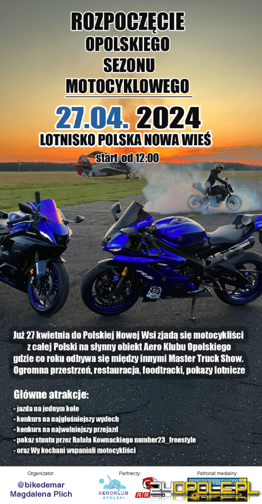 Mocny start sezonu motocyklowego już w sobotę 