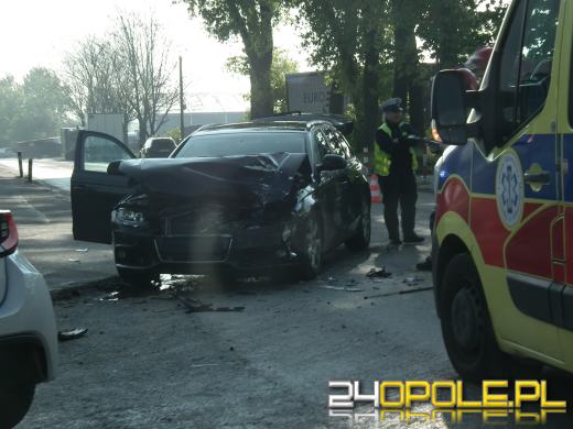 Zderzenie dwóch pojazdów na Zielonogórskiej