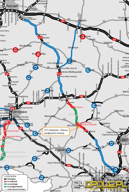 Rusza realizacja kolejnego odcinka S11 w naszym województwie