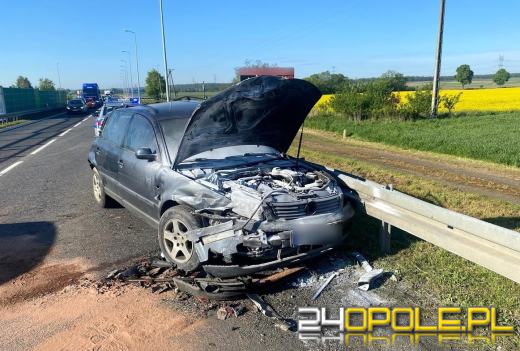 Wypadek na trasie Opole-Krapkowice: Jedna osoba w szpitalu