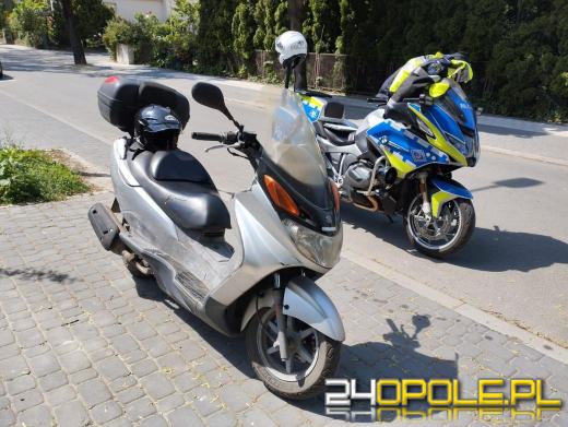 Recydywista na motocyklu zatrzymany