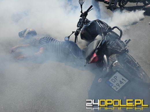 Wypadek motocyklisty. Akcja"Zero tolerancji"