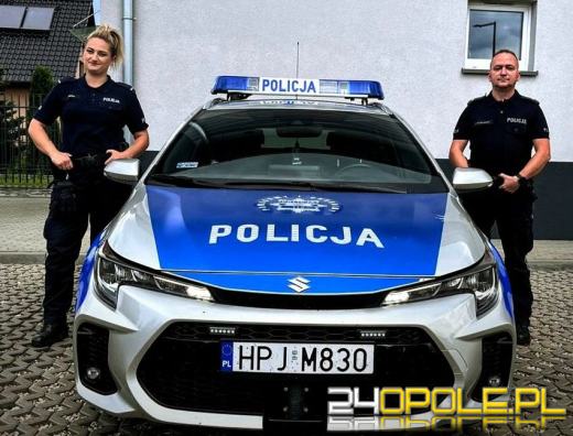 Policjanci z Zawadzkiego w ostatniej chwili uratowali 27-latka