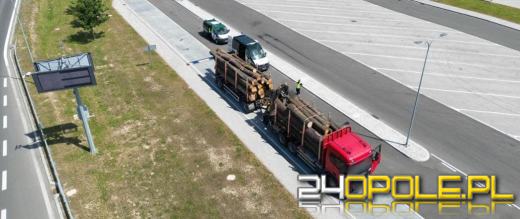 Kontrola WIDT na A4 ukazała szereg nieprawidlowości podczas przewozu ładunku drewna