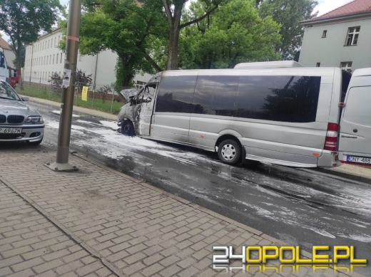 Pożar autobusu przewożącego 22 dzieci