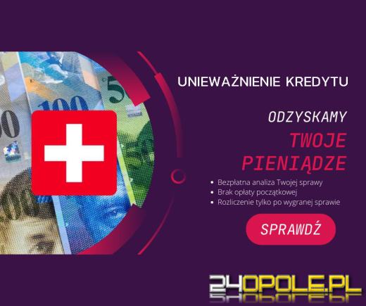 Unieważnij kredyt frankowy bez wydawania środków na proces!