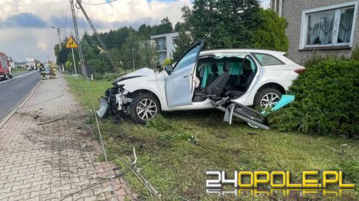 Pijany amator rajdowiec odciął prąd na kilka godzin