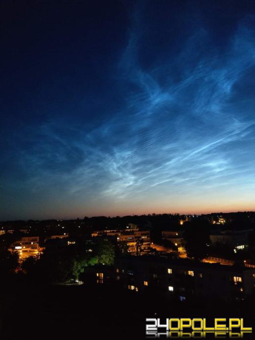 Obłoki srebrzyste rozświetliły opolskie niebo