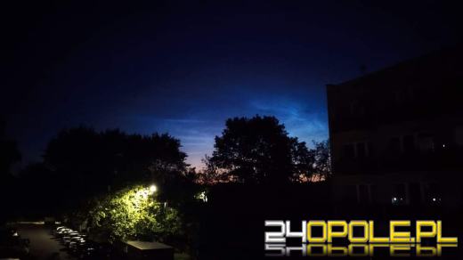 Obłoki srebrzyste rozświetliły opolskie niebo