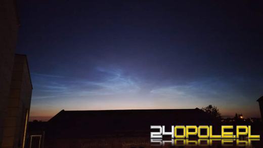 Obłoki srebrzyste rozświetliły opolskie niebo