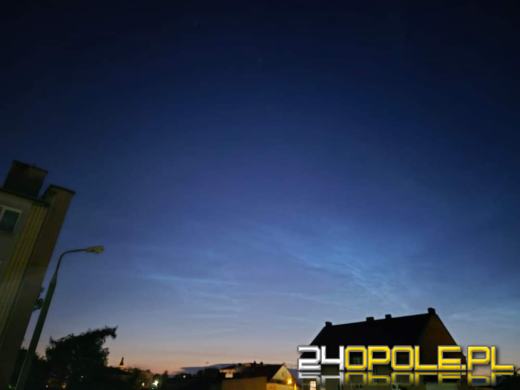 Obłoki srebrzyste rozświetliły opolskie niebo